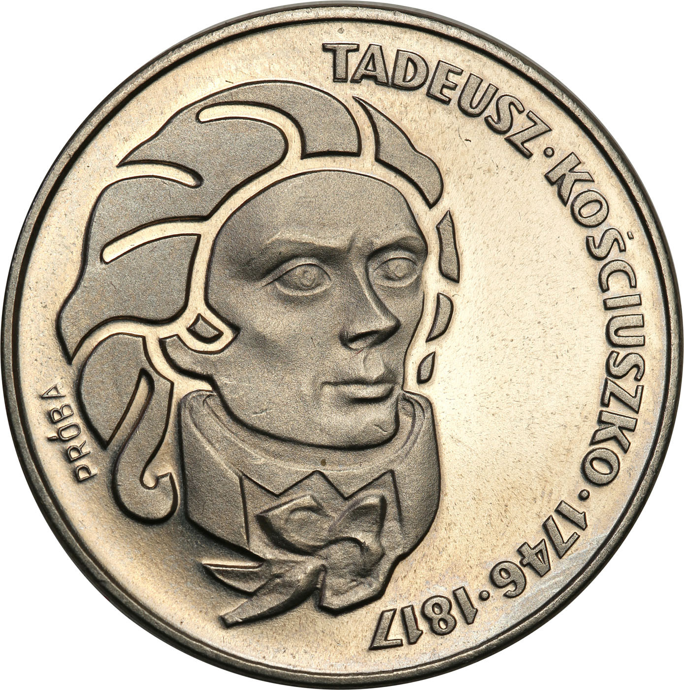 PRL. PRÓBA Nikiel 500 złotych 1976 – Tadeusz Kościuszko